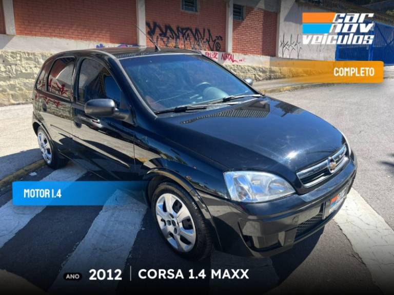 CHEVROLET - CORSA - 2012/2012 - Preta - R$ 31.900,00
