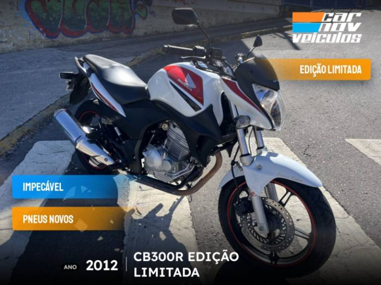 HONDA - CB 300R - 2012/2012 - Branca - R$ 15.000,00