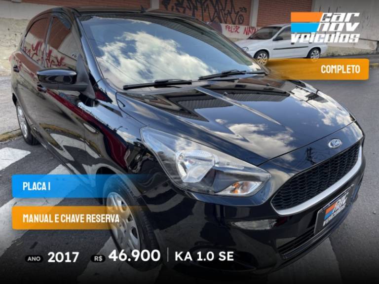 FORD - KA - 2017/2017 - Preta - R$ 46.900,00